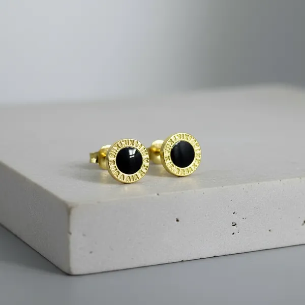 Rimmed_Black_Enamel_Stud_Earrings_925_Silver